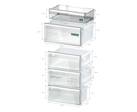 Lodówka Siemens iQ300 KG36NVICG No Frost 186cm Stal Nierdzewna 321L - 1507678 - zdjęcie 12